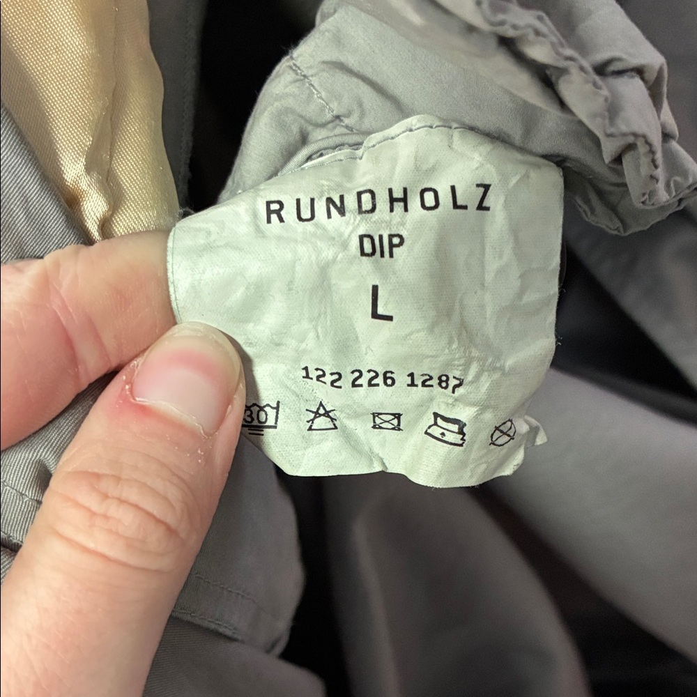 Gray Pleated “Chapter 43” Long Coat - Picture 5 of 5